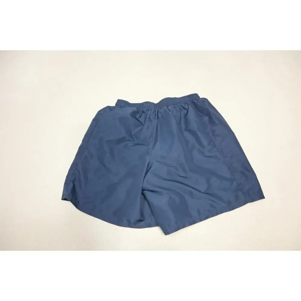 Under Armour Gym Shorts HeatGear Running Lined Blue W/Pockets 6